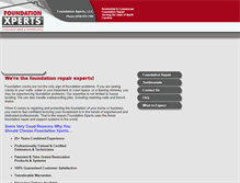 Tablet Screenshot of foundationxperts.com
